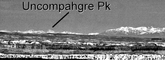 Enhanced and processed view showing Uncompahgre Peak